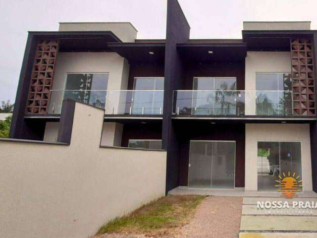 Sobrado com 3 dormitórios à venda, 121 m² por R$ 630.000,00 - Princesa do Mar - Itapoá/SC