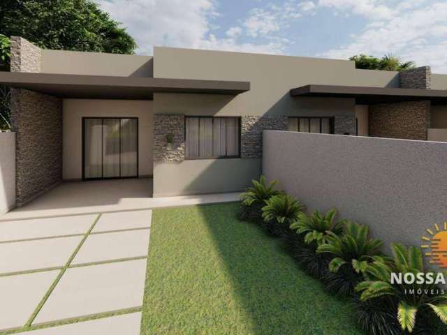 Casa com 2 dormitórios à venda, 54 m² por R$ 289.000,00 - Brasília - Itapoá/SC