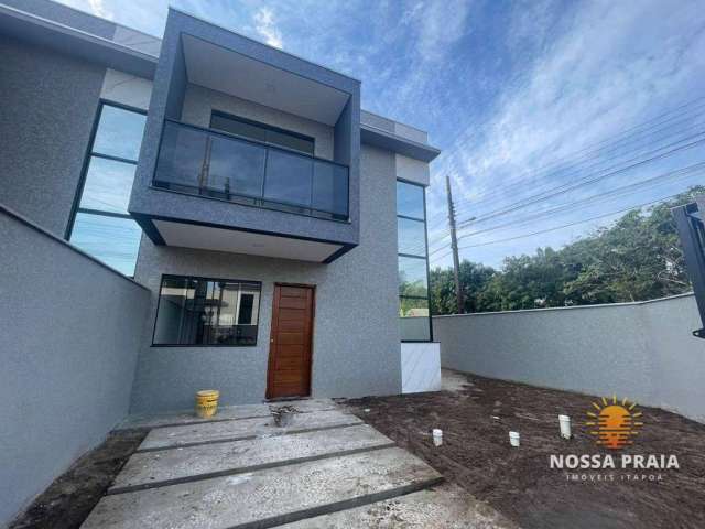 Sobrado com 3 dormitórios à venda, 113 m² por R$ 680.000,00 - Itapema do Norte - Itapoá/SC