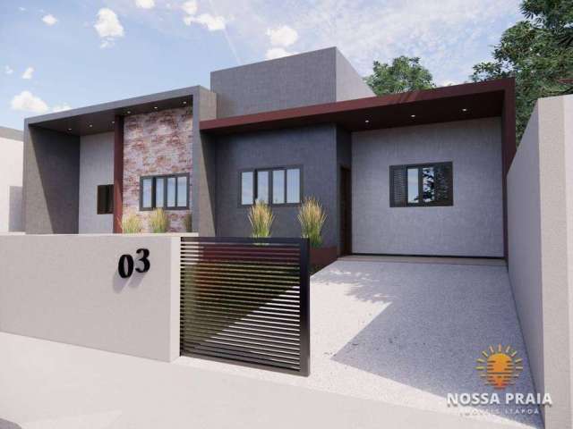 Casa com 2 dormitórios à venda, 52 m² por R$ 237.000 - São Jose - Itapoá/SC