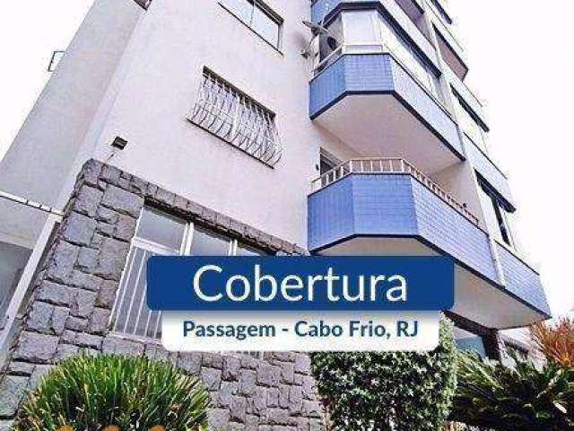 Cobertura com 3 dormitórios à venda, 130 m² por R$ 900.000,00 - Passagem - Cabo Frio/RJ