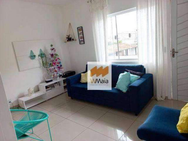 Apartamento com 2 dormitórios à venda, 59 m²  - Parque Burle - Cabo Frio/RJ