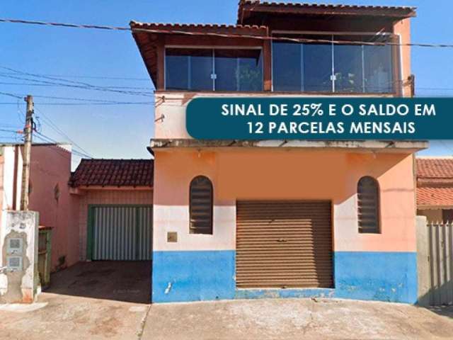 Casas e Salão Comercial 446 m² - Jardim Presidente - Leme - SP