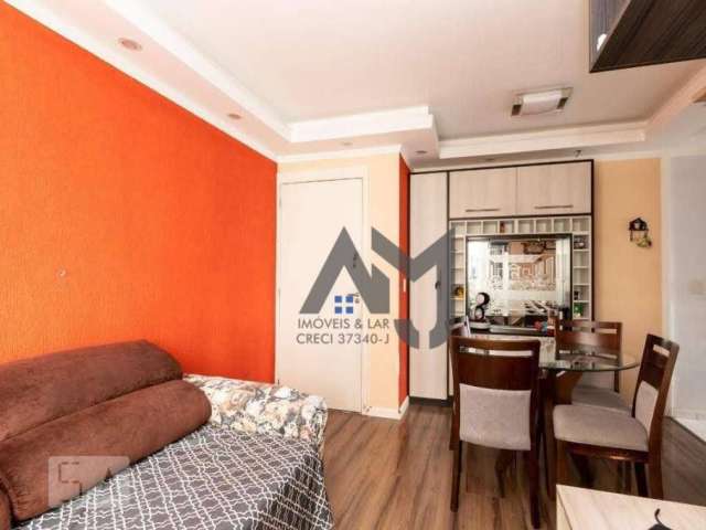 Apartamento em Cangaiba com 2 dormitórios à venda, 49 m² por R$ 261.000 - Jardim Castelo - São Paulo/SP