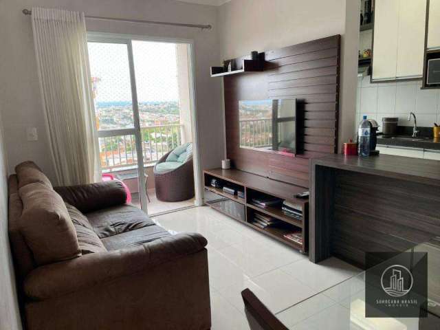 Apartamento com 2 dormitórios à venda, 54 m² por R$ 255.000,00 - Wanel Ville - Sorocaba/SP