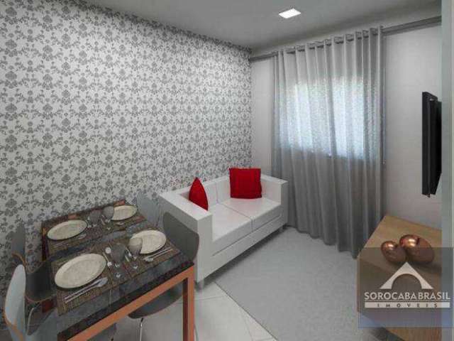 Apartamento com 1 dormitório à venda, 26 m² por R$ 170.000,00 - Wanel Ville - Sorocaba/SP