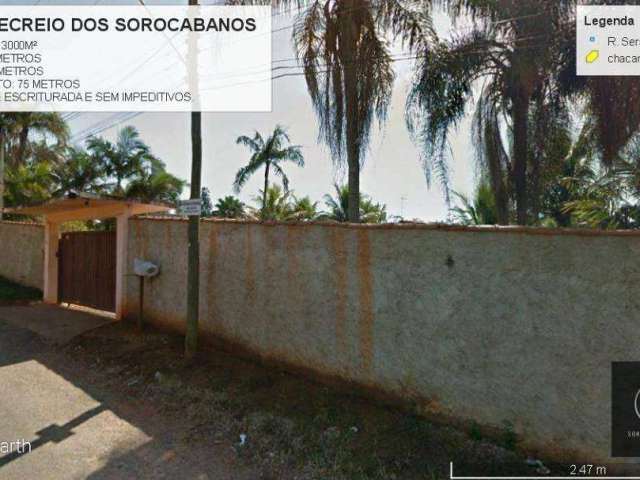 Área à venda, 3000 m² por R$ 1.500.000,00 - Caguaçu - Sorocaba/SP