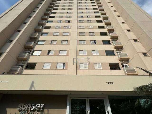 Apartamento com 2 dormitórios, 67 m² - venda por R$ 480.000,00 ou aluguel por R$ 3.200,00/mês - Edifício Sunset Faria Lima - Londrina/PR