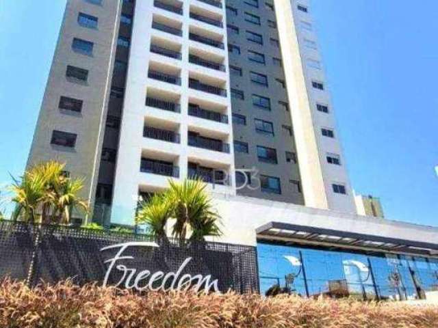 Apartamento com 1 dormitório para alugar, 45 m² por R$ 3.070,00/mês - Edifício Freedom Palhano - Londrina/PR