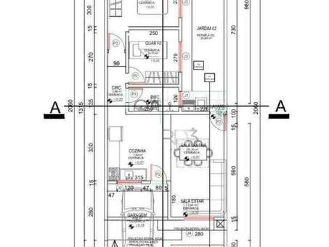 Casa em construção com 2 dormitórios à venda, 66 m² por R$ 290.000 - Gleba Esperança - Londrina/PR