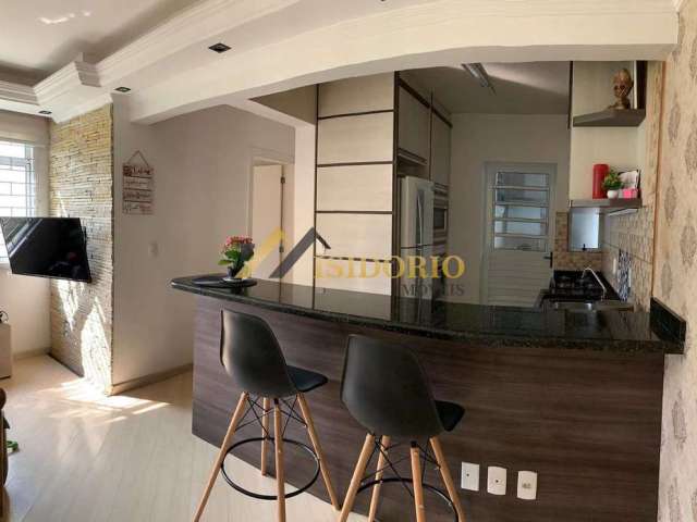 Apartamento semi mobiliado em colombo! 02 quartos, vaga de gar