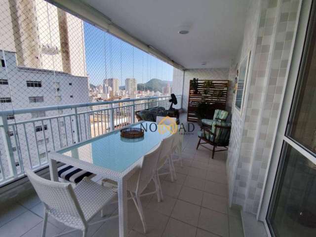 Apartamento com 3 dormitórios à venda, 126 m² por R$ 1.300.000,00 - Praia das Astúrias - Guarujá/SP