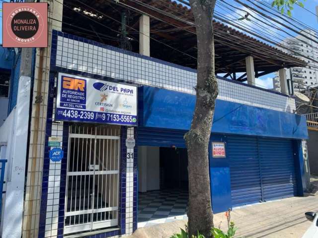 Salão Comercial para Locação em Santo André, Vila Bastos, 1 banheiro