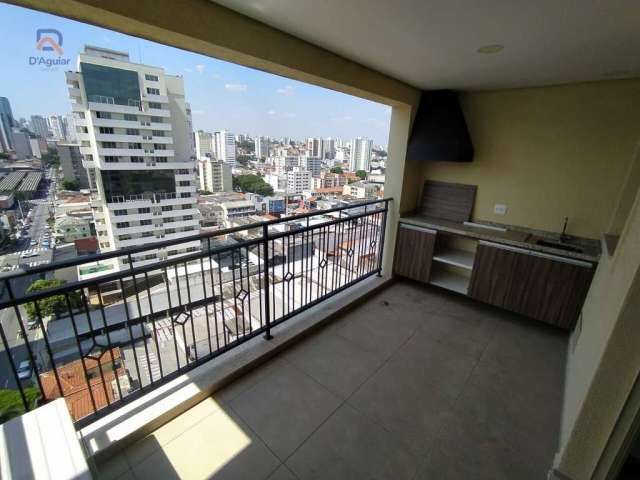 Apartamento em Santana - 200 metros do Metrô com um quarto, sala com varanda Gourmet e uma vaga