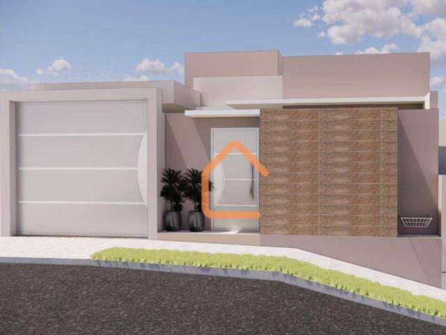 Casa com 3 dormitórios à venda, 100 m² por R$ 390.000,00 - Parque Real - Pouso Alegre/MG