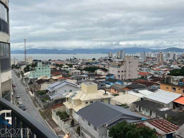 Com vista pro mar, Apartamento em Barreiros com 2 dormitórios sendo 1 suíte