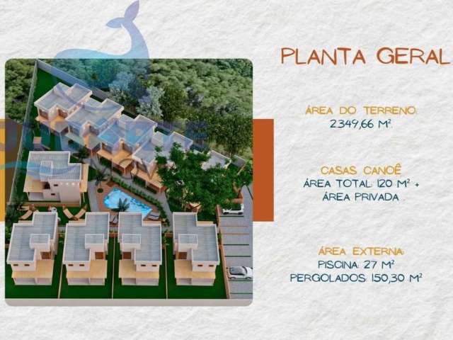 Casa em condomínio fechado com 3 quartos à venda em Arraial D´Ajuda, Porto Seguro , 1149 m2 por R$ 1.400.000