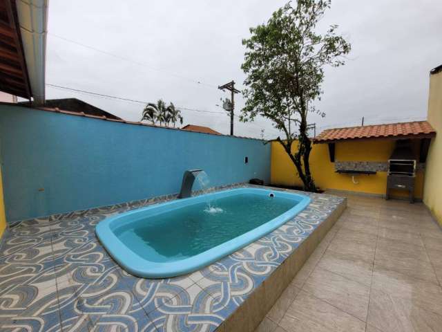 Casa 2 dormitorios 1 suite piscina lado pista financiamento mongagua