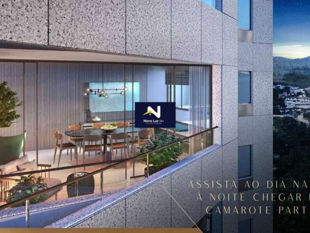 Apartamento 4 quartos, 3 vagas, 2 suítes e lazer completo no Sion