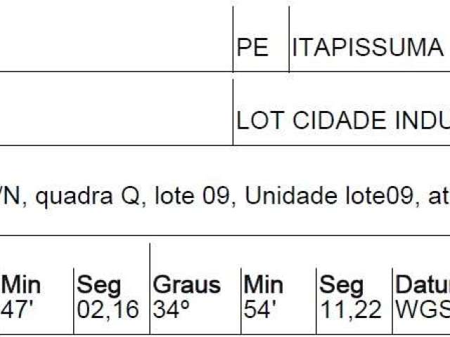 Oportunidade Única em ITAPISSUMA - PE | Tipo: Terreno | Negociação: Venda Online  | Situação: Imóvel