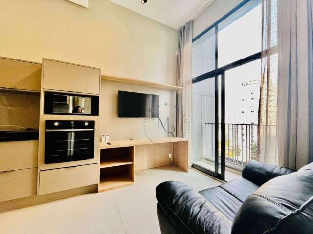 Apartamento com 1 dormitório para alugar, 38 m² por R$ 5.939,99/mês - Pinheiros - São Paulo/SP