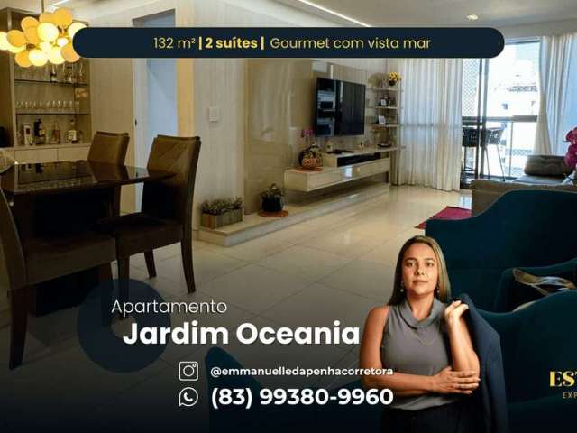 JARDIM OCEANIA | Apartamento à venda no Condomínio St Bart Residence. João Pessoa/PB