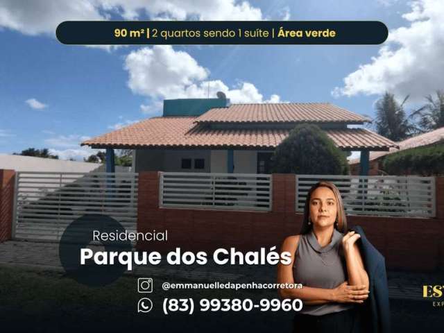 BANANEIRAS | Casa à venda com 90m² no Residencial Parque dos Chalés. Bananeiras/PB