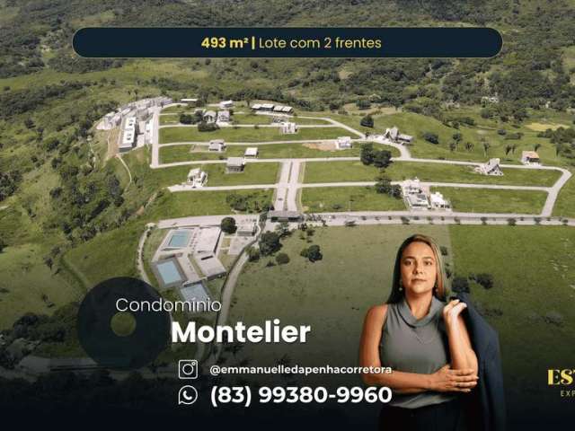 CONDOMÍNIO MONTELIER | Terreno à venda com 493m² e ótima localização. Bananeiras/PB