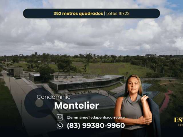 CONDOMÍNIO MONTELIER | Terreno à venda com 352m² em excelente localização. Bananeiras/PB