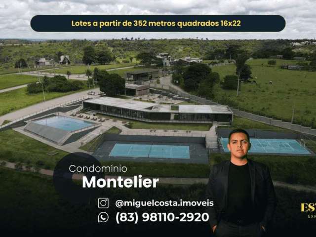 MONTELIER CONDOMÍNIO DE CAMPO | Lotes à venda com 352m² com entrada facilitada. Bananeiras/PB