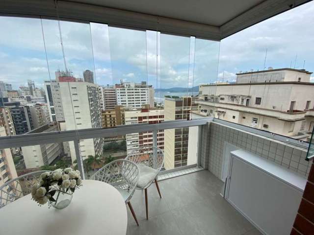 Apartamento com 1 dormitório à venda, 46 m² por R$ 899.000,00 - Boqueirão - Santos/SP