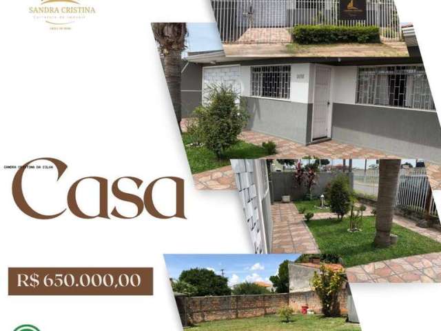 Casa para Venda em Pinhais, Maria Antonieta, 5 dormitórios, 1 suíte, 2 banheiros, 3 vagas