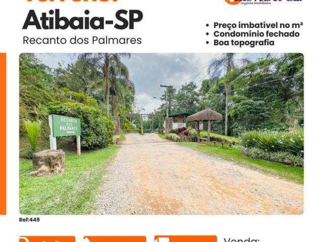 Terreno para Venda em Atibaia, Recanto dos Palmares