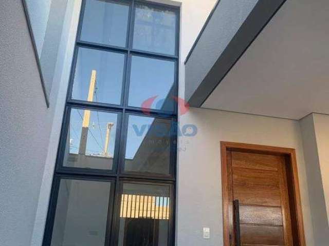 Casa nova à venda com 3 dormitórios (sendo 1 com closet) e 3 vagas, Jardim Residencial Veneza - Indaiatuba/SP