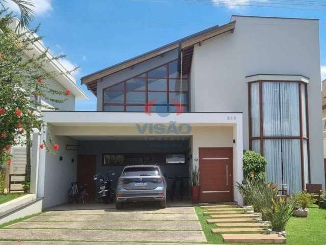 Casa em condomínio à venda, 4 quartos, 3 suítes, 4 vagas, Jardim Residencial Alto de Itaici - Indaiatuba/SP