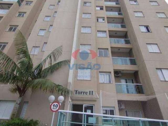 Apartamento para aluguel, 3 quartos, 1 suíte, 2 vagas, Jardim Santiago - Indaiatuba/SP