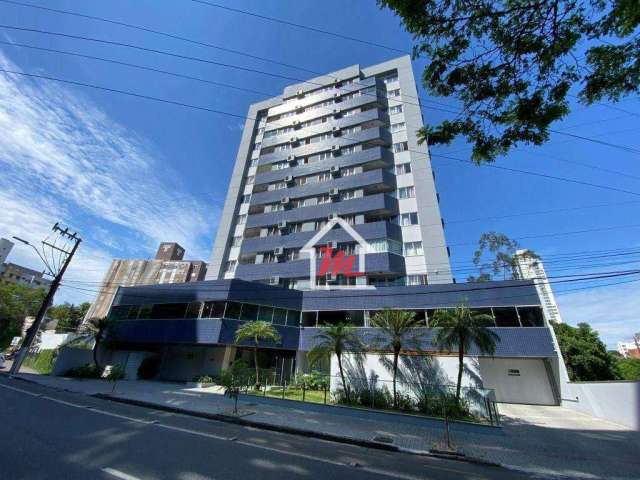 Apartamento com 1 dormitório para alugar, 74 m² por R$ 2.287,50/mês - Victor Konder - Blumenau/SC