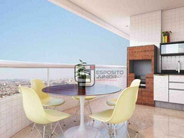 Apartamento com 1 dormitório à venda, 46 m² por R$ 465.600,00 - Caiçara - Praia Grande/SP