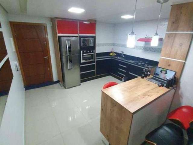 Cobertura com 2 dormitórios à venda, 134 m²  - Vila Falchi - Mauá/SP