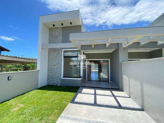 Casa Com 3 Dormitórios à Venda, 90 M² - Barra do Saí - Itapoá/sc