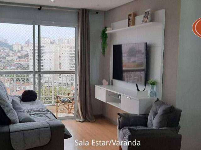 Apartamento com 3 dormitórios à venda, 75 m² por R$ 860.000,00 - Vila Firmiano Pinto - São Paulo/SP