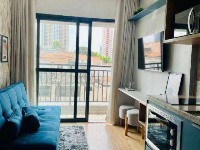 Apartamento com 1 dormitório para alugar, 33 m² por R$ 3.950/mês - Ipiranga - São Paulo/SP