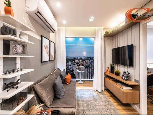 Apartamento com 2 dormitórios à venda, 37 m² por R$ 450.000,00 - Vila Gomes - São Paulo/SP