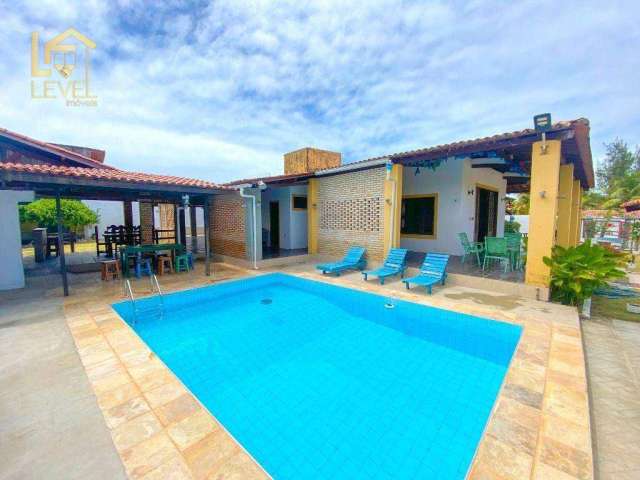 Casa com 7 dormitórios à venda, 430 m² por R$ 550.000 - Praia do Presídio - Aquiraz/CE