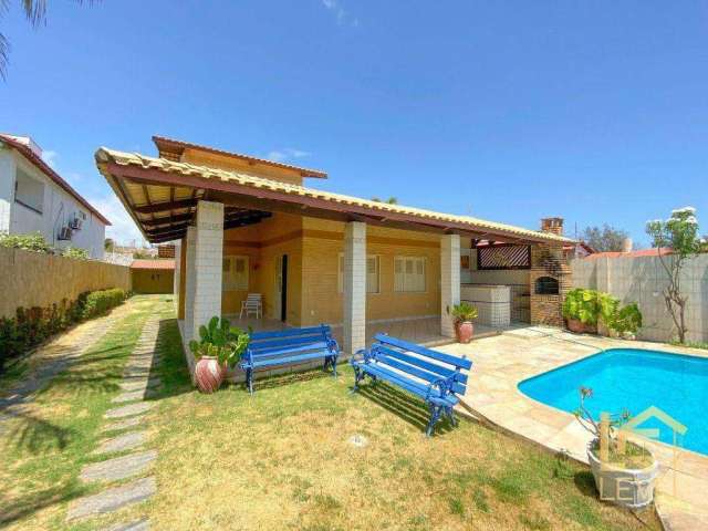 Casa com 4 dormitórios à venda, 359 m² por R$ 660.000 - Porto das Dunas - Aquiraz/CE