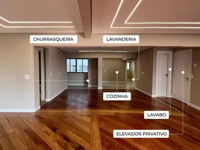 Apartamento com 3 quartos à venda na Avenida Silva Jardim, Água Verde, Curitiba, 193 m2 por R$ 1.890.000