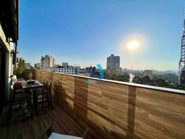 Cobertura Reformada com 1 dormitório à venda, 85 m² por R$ 1.980.000 - Jardins - São Paulo/SP