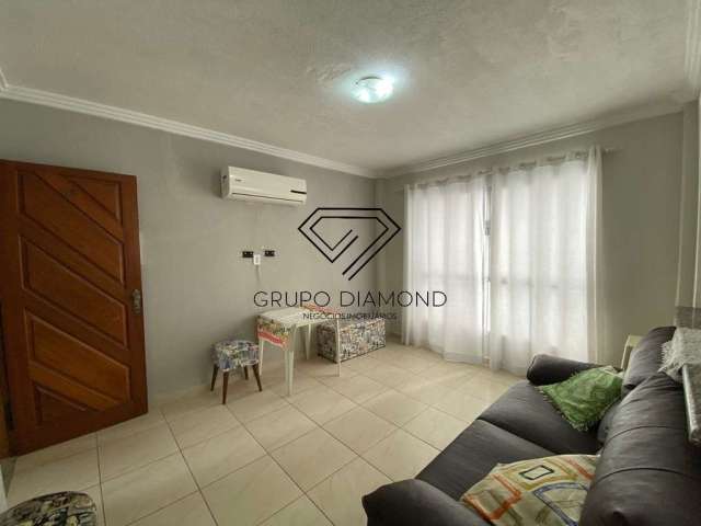 Apartamento frente mar 1 dormitorio para locação - vila caiçara