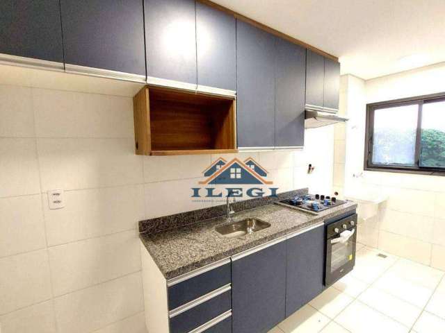 Apartamento com 2 quartos à venda, 58 m² por R$ 370.000 - Condomínio Residencial Rampazzo - Valinhos/SP