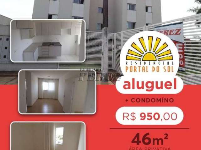 Apartamento com 2 quartos para alugar na Pedro Vaz de Lima, --, Residencial Portal do Sol, Londrina por R$ 950